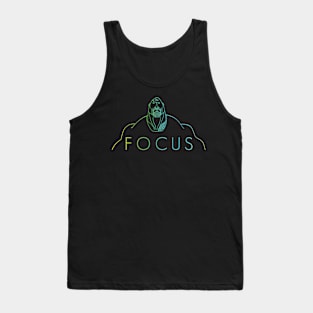 Focus The Rock Dwayne Johnson Black T-Shirt Tank Top